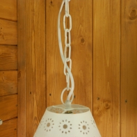 Svetlo nad jedálenský stôl motív kytička 22x16cm