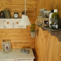 Svetlo nad jedálenský stôl motív kytička 22x16cm