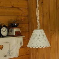 Svetlo nad jedálenský stôl motív kytička 22x16cm