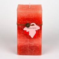 Svieca vysoká hranatá 8x8x16cm