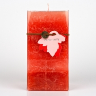 Svieca vysoká hranatá 8x8x16cm