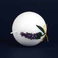 Sviece levanduľa 9x9cm