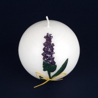 Sviece levanduľa 9x9cm