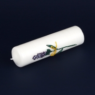 Sviece levanduľa valec 6x22cm