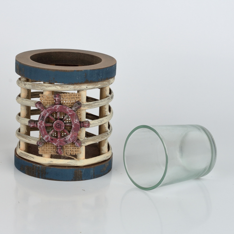 Svietnik 9x9x18cm s kormidlom