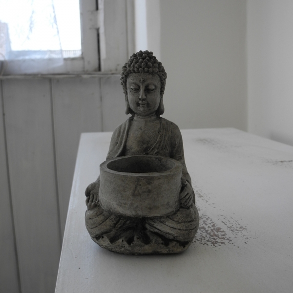 Svietnik Buddha 15cm