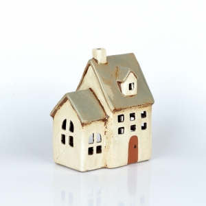 Svietnik domček s prístavkom 13,5 x 18 x 9 cm