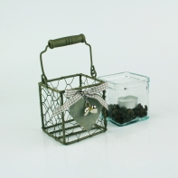 Svietnik košíček 9x9x9cm