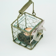 Svietnik košíček 9x9x9cm