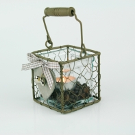 Svietnik košíček 9x9x9cm