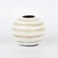 Svietnik na čajovú sviečku biely 10cm