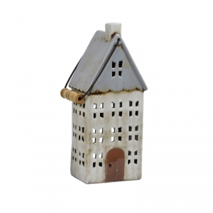 Svietnik na čajovú sviečku domček typ B