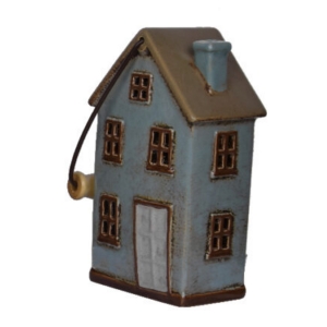 Svietnik na čajovú sviečku domček