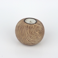 Svietnik na čajovú sviečku guľa 8,5cm