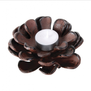 Svietnik na čajovú sviečku šiška 12,2x13,5x6,8cm