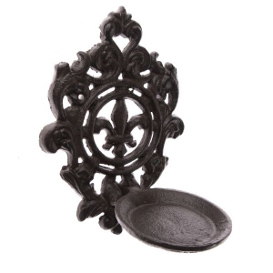 Svietnik nástenný liatina 16,5x24x12cm