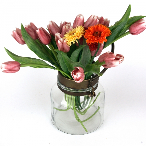 Svietnik presklený 18,5cm