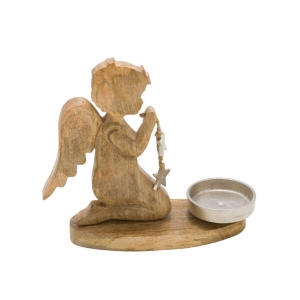 Svietnik s anjelom 23x20,5 cm