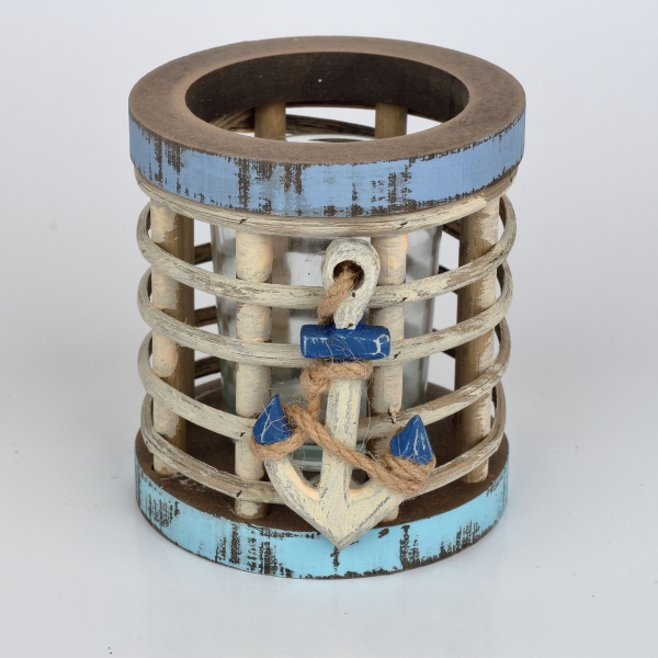 Svietnik s kotvou 9x9x18cm