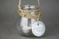 Svietnik sklenený 10 × 10 × 10cm