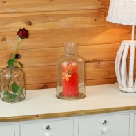 Svietnik sklenený 22cm