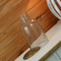 Svietnik sklenený 22cm