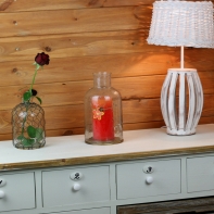 Svietnik sklenený 22cm