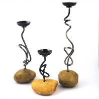 Svietnik v kameni strednej 37cm