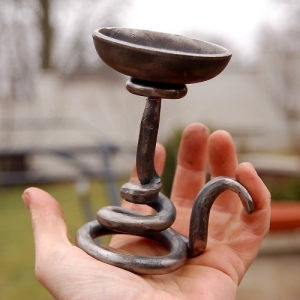 Svietnik vytáhl ručne kovaný 13cm