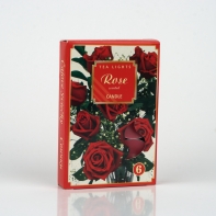 Čajová vonná sviečka ruža sada 6ks