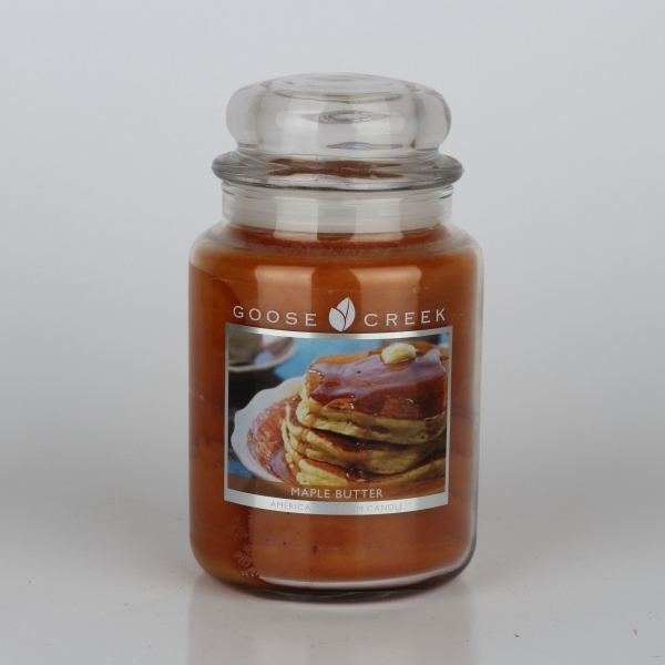 Sviečka v skle javorové maslo Goose Creek 680g