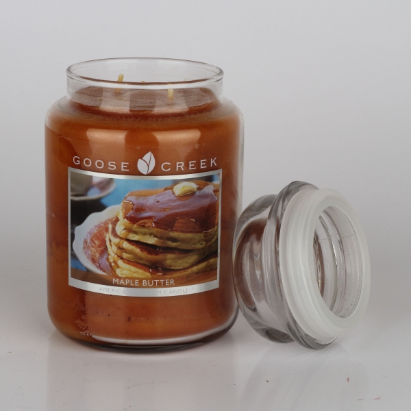 Sviečka v skle javorové maslo Goose Creek 680g