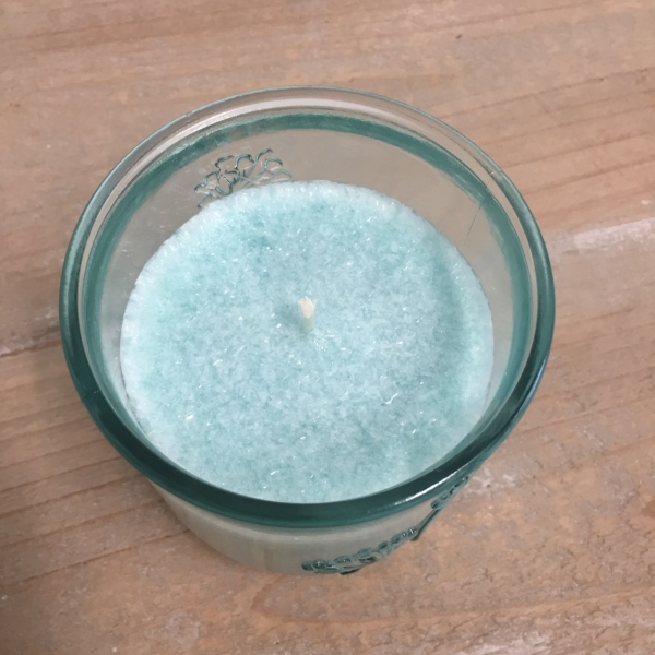 Sviečka v skle Mäta 480g