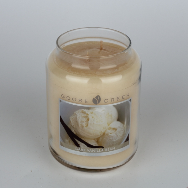 Sviečka v skle vanilková fazuľa Goose Creek 680g
