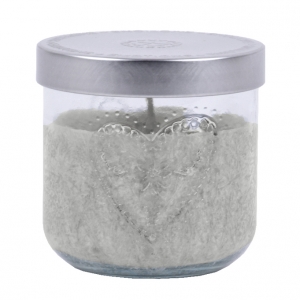 Sviečka v pohári so srdcom Čokoláda 22hod