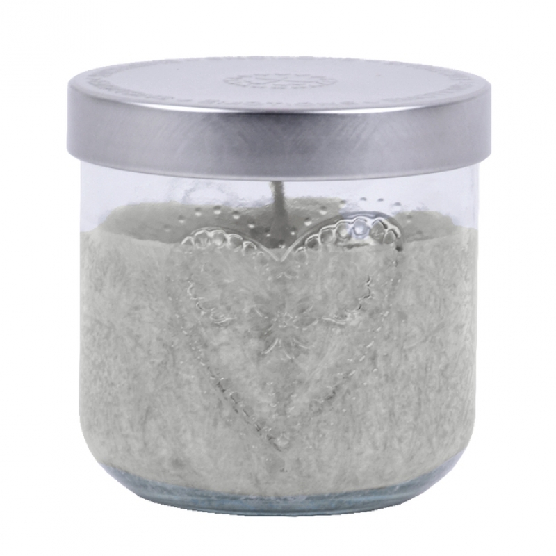 Sviečka v pohári so srdcom Čokoláda 22hod