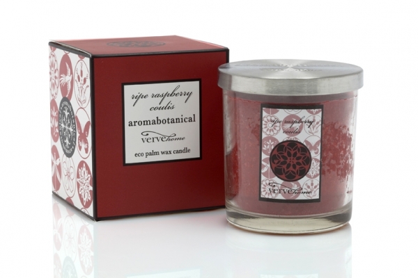 Sviečka zrelé maliny Aromabotanical 180g