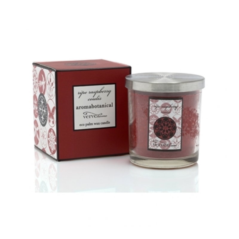 Sviečka zrelé maliny Aromabotanical 180g