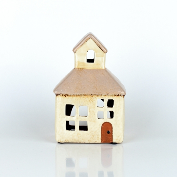 Svietiaci domček kaplnka na návsi 11x16,5x8 cm