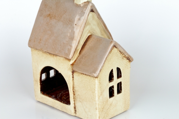 Svietiaci domček s prístavkom š13,5 x v18 x h9 cm