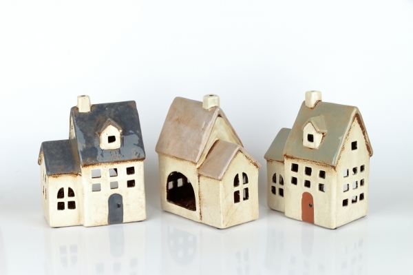 Svietiaci domček s prístavkom š13,5 x v18 x h9 cm