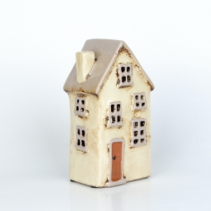 Svietiaci vianočný domček 10x18,5x7,5 cm