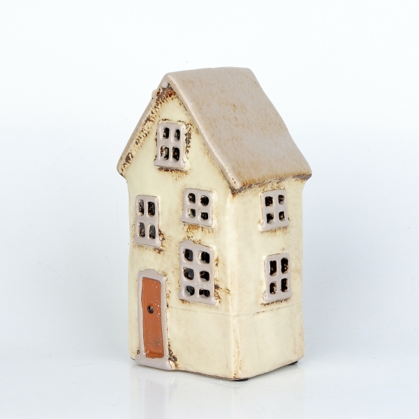 Svietiaci vianočný domček 10x18,5x7,5 cm