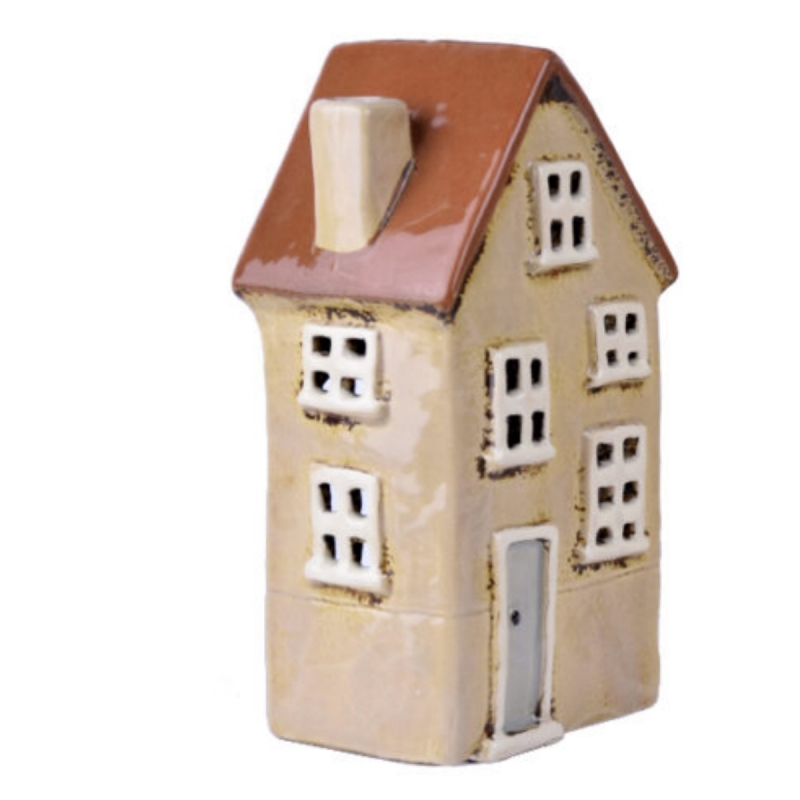 Svietiaci vianočný domček 10x18,5x7,5cm