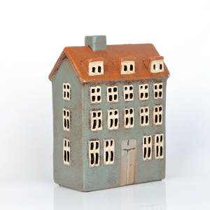 Svietiace vianočný domčeky 14x19x7,5cm D