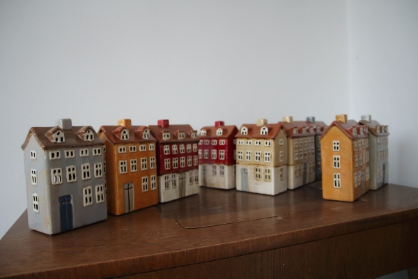 Svietiace vianočný domčeky 14x19x7,5cm D