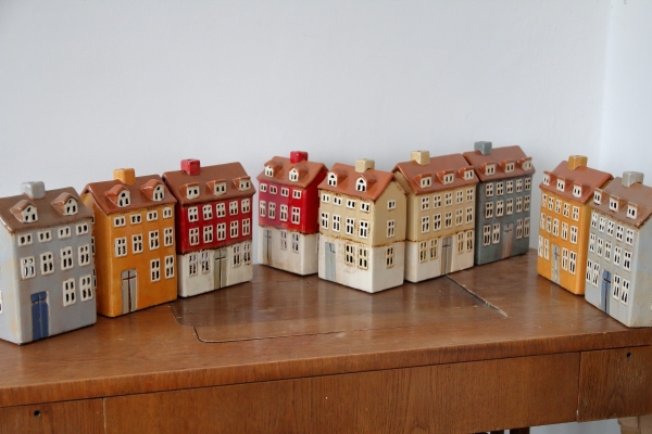 Svietiace vianočný domčeky 14x19x7,5cm D