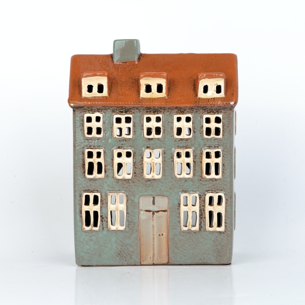 Svietiace vianočný domčeky 14x19x7,5cm D