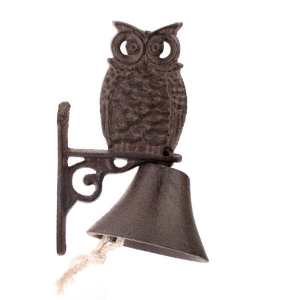 Symbolický svadobný dar zvon so sovou