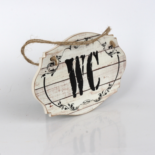 Tabuľka s nápisom WC 14x24cm